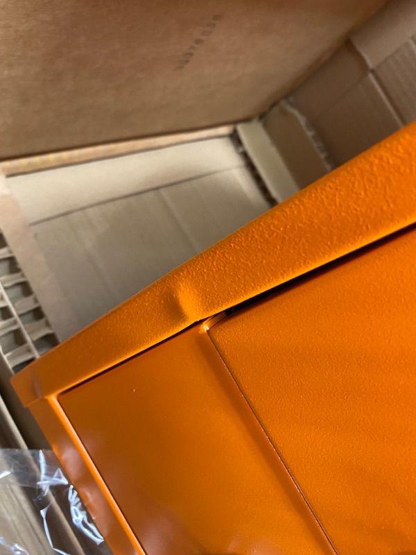 Photo 6 of Bisley 8 Drawer Steel Under-Desk Multidrawer Storage Cabinet, Orange (MD8-OR)
