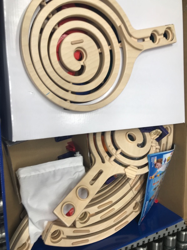 Photo 2 of ***MISSING PIECES***Award Winning Hape Quadrilla Wooden Marble Run Construction - The Cyclone