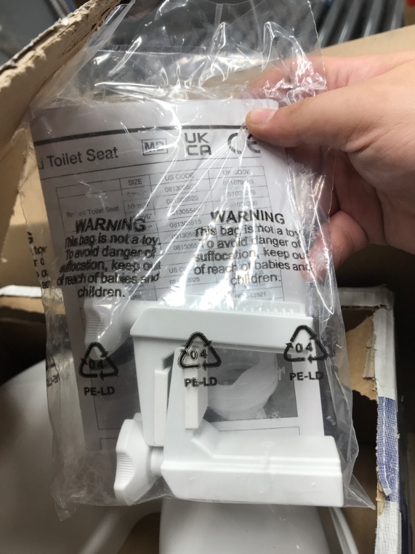 Photo 1 of Homecraft Savanah Raised Toilet Seat, 6" High Elevated Toilet Seat Locks Onto Standard Toilets, Portable Assistance Commode Seat with Sturdy Brackets, Medical Aid for Elderly, Disabled, Limited Mobility 6" Seat