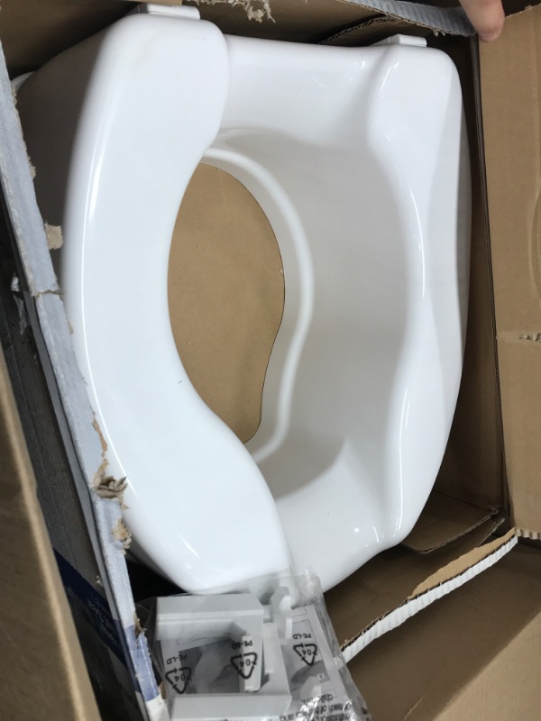 Photo 1 of Homecraft Savanah Raised Toilet Seat, 6" High Elevated Toilet Seat Locks Onto Standard Toilets, Portable Assistance Commode Seat with Sturdy Brackets, Medical Aid for Elderly, Disabled, Limited Mobility 6" Seat