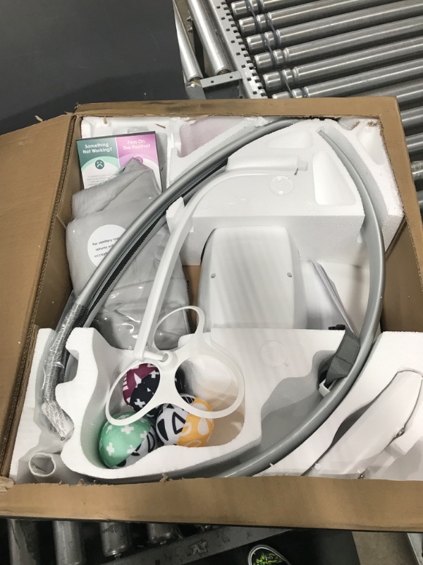 Photo 1 of 4moms MamaRoo Multi-Motion Baby Swing, Bluetooth Baby Swing with 5 Unique Motions, Grey
