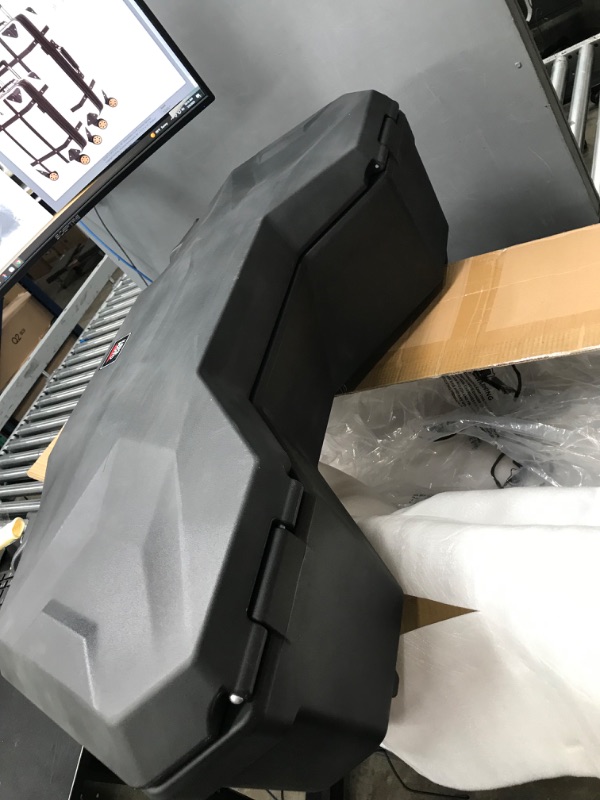 Photo 4 of Kemimoto X3 Bed Box, Maverick X3 Trunk Storage Box Maverick Rear Rack Cargo Box Compatible with Can am Maverick X3, Outlander (Except 6x6), Renegade, OEM Replace #715004778 w/h Mounting Bracket