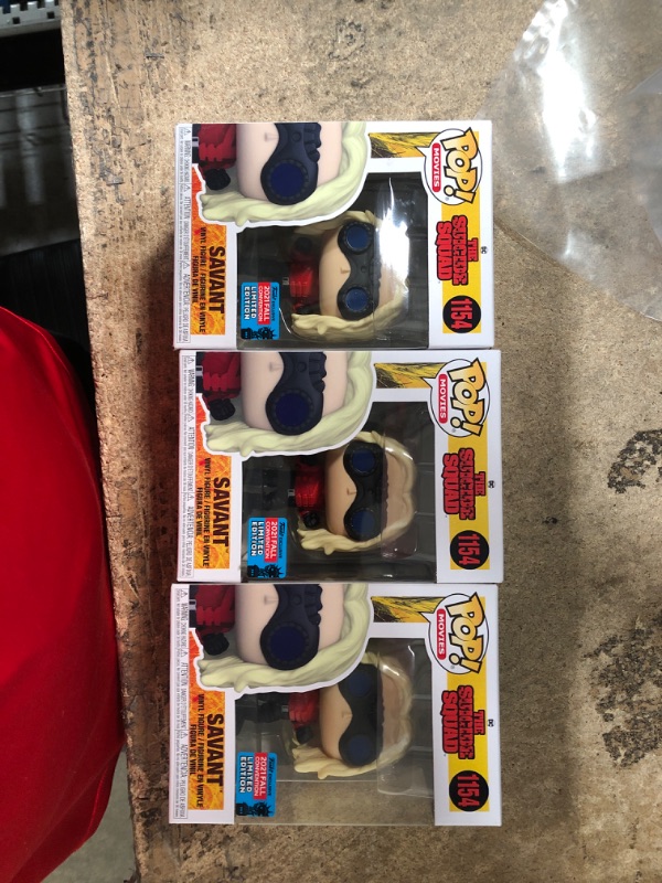 Photo 2 of Bundle of 3 Funko Pop! Movies: Suicide Squad - Savant, Fall Convention Exclusive 2021