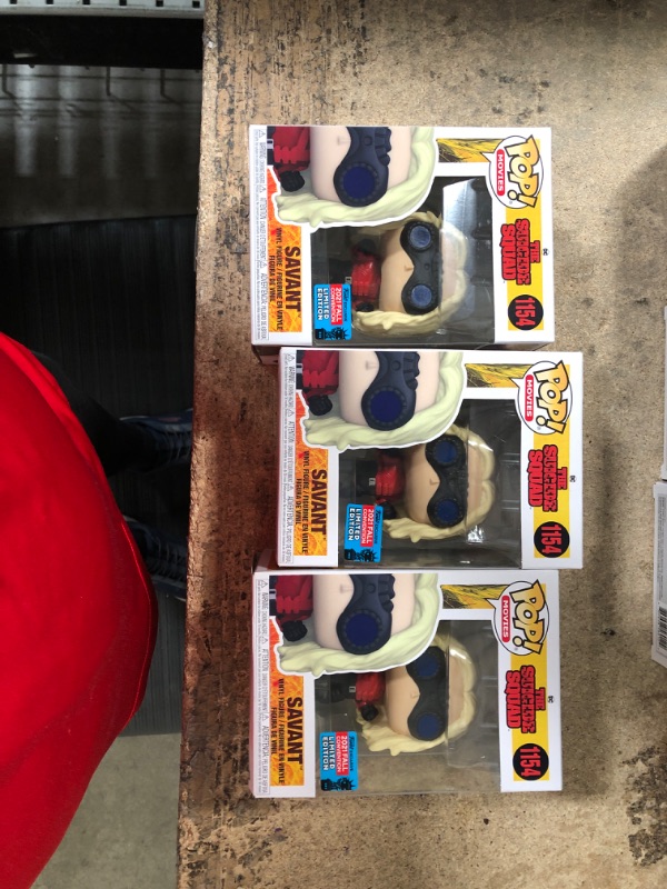 Photo 2 of Bundle of 3 Funko Pop! Movies: Suicide Squad - Savant, Fall Convention Exclusive 2021889698560122
