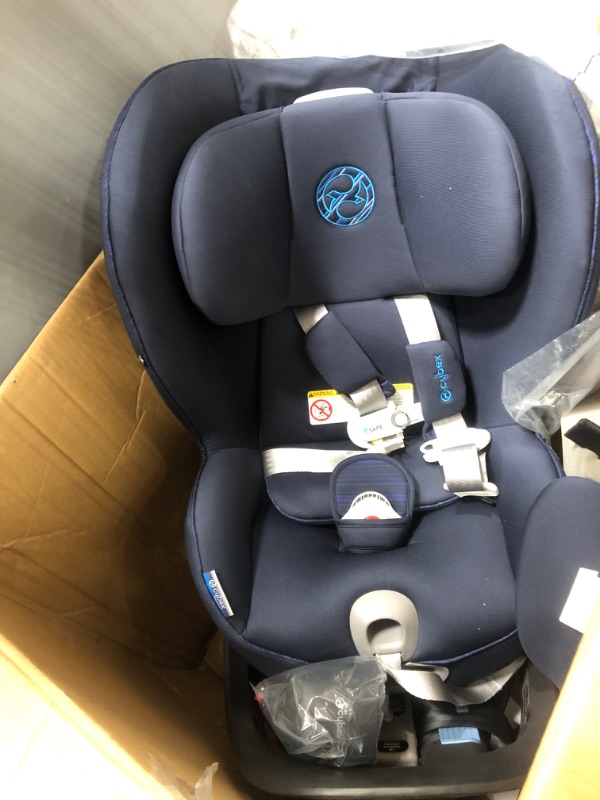 Photo 2 of Cybex Sirona S Rotating Convertible Car Seat with SensorSafe 2.1, Children Newborn to Four Years, Easy Child Load, Infant Baby Toddler Preschooler, Indigo Blue Car Seat Indigo Blue