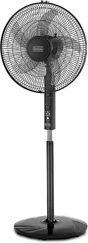 Photo 1 of **SEE NOTES**
Black+Decker 16 Inch 3 Speed Pedestal Stand Fan with Remote Control , Black - FS1620R-B5
