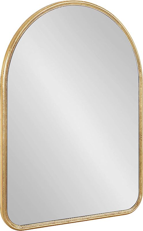 Photo 2 of 
Kate and Laurel Caskill Midcentury Arched Wall Mirror, 18 x 24, Gold, Decorative Modern Mirror for Wall Display