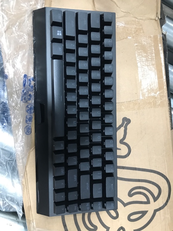 Photo 2 of Razer BlackWidow V3 Mini HyperSpeed 65% Wireless Mechanical Gaming Keyboard: HyperSpeed Wireless Technology - Yellow Mechanical Switches- Linear & Silent - Doubleshot ABS keycaps - 200Hrs Battery Life