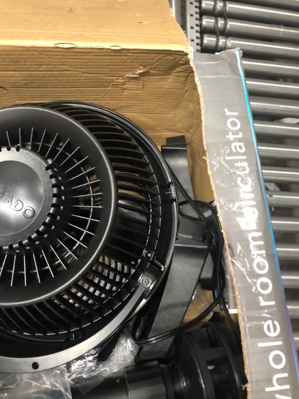 Photo 4 of 683 Pedestal Whole Room Air Circulator Fan, 32 in.-38 in. Adjustable Height