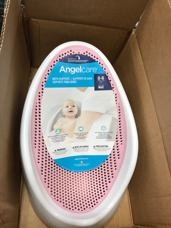 Photo 2 of Angelcare Baby Bath Support (Pink) | Ideal for Babies Less than 6 Months Old