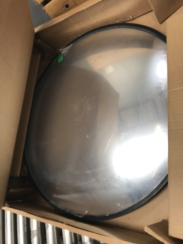 Photo 1 of 36" round shop mirror 