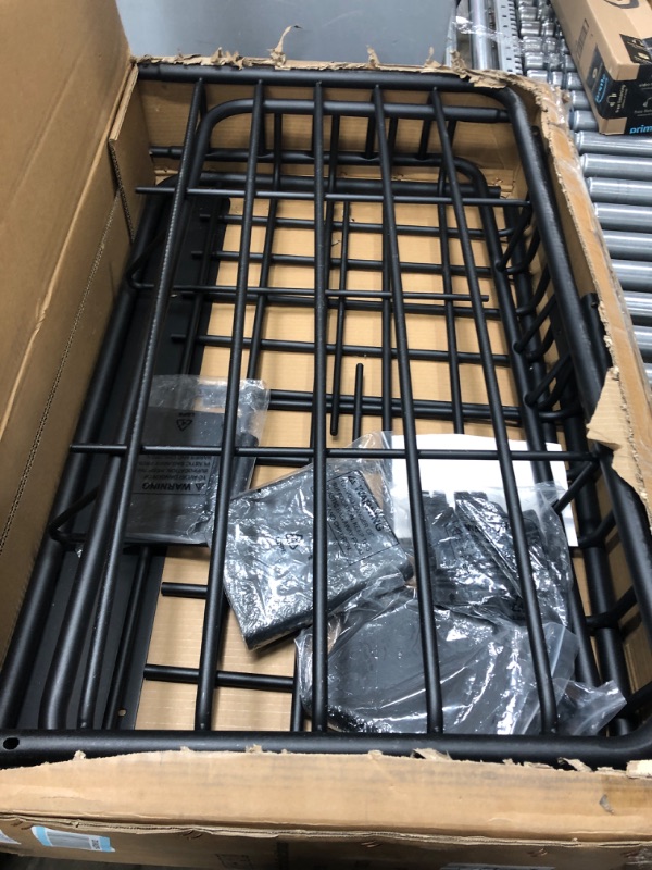 Photo 1 of XCAR Roof Rack Carrier Basket Rooftop Cargo Carrier with Extension Black Car Top Luggage Holder 64"x 39"x 6" Universal for SUV Cars 64 x 39 x 6 Roof Rack