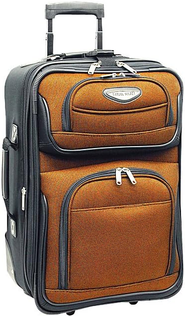 Photo 1 of 
Travel Select Amsterdam Softside Expandable Rolling Luggage, TSA-Approved, Lightweight, Orange, 