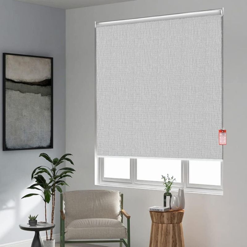 Photo 1 of 
HOMEBOX 100% Blackout Roller Shade,Striped Jacquard Window Blinds with Thermal Insulated,Textured Fabric Roller Blinds,Roll Up Shades for Indoor Home,Easy 36x72