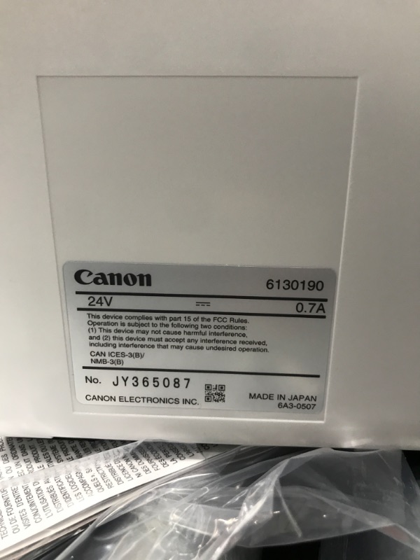 Photo 4 of Canon imageFORMULA R40 Office Document Scanner For PC and Mac, Color Duplex Scanning, Easy Setup For Office Or Home Use, Includes Scanning Software
