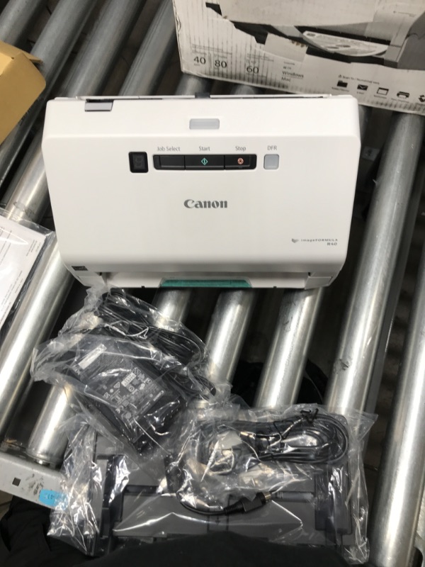 Photo 2 of Canon imageFORMULA R40 Office Document Scanner For PC and Mac, Color Duplex Scanning, Easy Setup For Office Or Home Use, Includes Scanning Software
