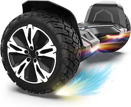 Photo 1 of Gyroor Warrior 8.5 inch All Terrain Off Road Hoverboard with Bluetooth Speakers and LED Lights, UL2272 Certified Self Balancing Scooter 1O MILES 700W MOTOR