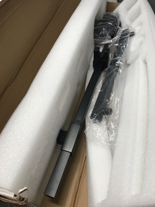 Photo 2 of ***PARTS ONLY***
 DELTA FAUCET 58420-BL Emerge 26" Angular Shower Column, Without Accessories, Matte Black Matte Black Without Accessories Without Lumicoat