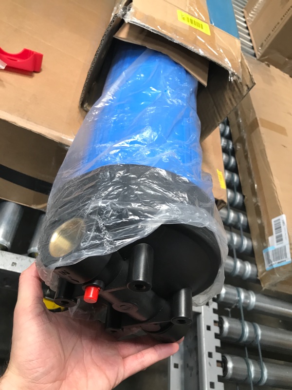 Photo 1 of SimPure Whole House Water Filter Housing (DB20P), 20" x 4.5" Sediment Carbon Cartridge Universal Housing, Pre-Filtration System for Well and City Water, 1" NPT Port, Pressure Release System (20 Inch x 4.5 Inch)