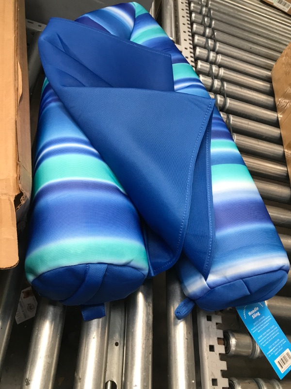 Photo 1 of Big Joe Noodle Sling, Blurred Blue & Mesh Pool Noodle
