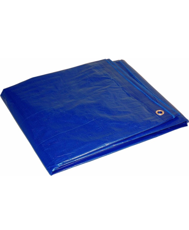 Photo 1 of 20x30 Multi-Purpose Blue Economy Poly Tarp (20'x30')