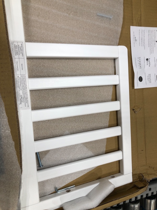 Photo 2 of DaVinci Mini Toddler Bed Conversion Kit for Kalani and Autumn Mini Crib - White