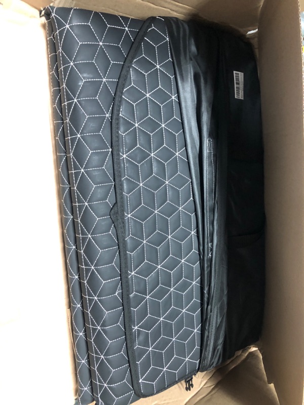 Photo 2 of ABE Non-Inflatable Car Mattress,Double-Sided Folding Car Bed Mattress SUV,Portable SUV Mattress, Car Camping Mattress Back Seat,Car Travel Camping Mattress for Sleeping(Dinosaur World) Blue