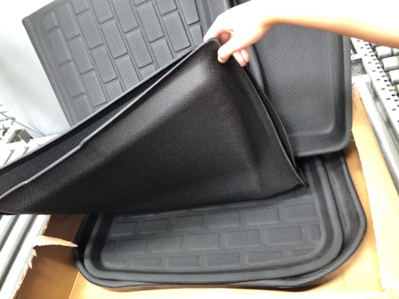 Photo 1 of BASENOR 6PCS Tesla Model 3 Floor Mats 3D Full Set Liners All-Weather Anti-Slip Waterproof Frunk & Trunk Mat Accessories Compatible with Model 3 2023 2022 2021 Complete Set Mats