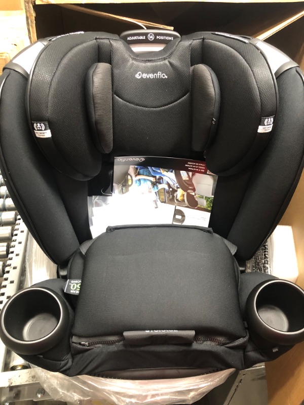 Photo 3 of *** NEW *** Evenflo Gold Revolve360 Extend All-in-One Rotational Car Seat with SensorSafe (Onyx Black) Revolve Extend Onyx Black