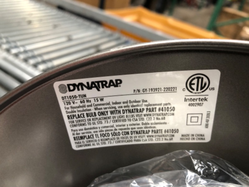Photo 3 of *** NEW *** DynaTrap DT1050-TUNSR Mosquito & flying Insect Trap – Kills Mosquitoes, Flies, Wasps, Gnats, & Other Flying Insects – Protects up to 1/2 Acre Tungsten Mosquito Trap
