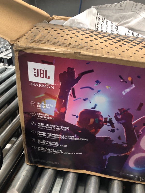 Photo 7 of JBL Partybox 310 - Portable Party Speaker with Long Lasting Battery, Powerful JBL Sound and Exciting Light Show,Black