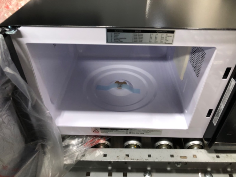 Photo 10 of TOSHIBA ML2-EM09PA(BS) Small Countertop Microwave Oven With 6 Auto Menus, Kitchen Essentials, Mute Function & ECO Mode, 0.9 Cu Ft, 10.6 Inch Removable Turntable, 900W, Black Color 0.9 Cu.Ft.