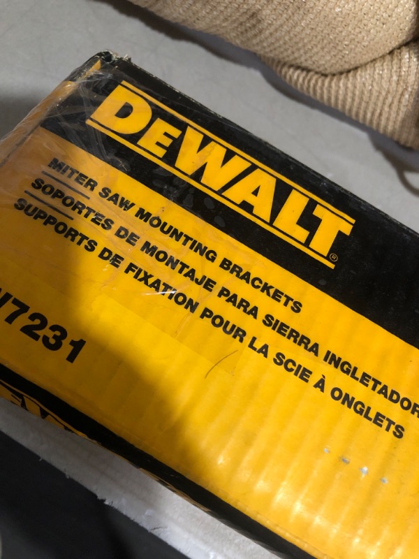 Photo 2 of **see all images**
DEWALT Miter Saw Mounting Brackets, Large (DW7231)