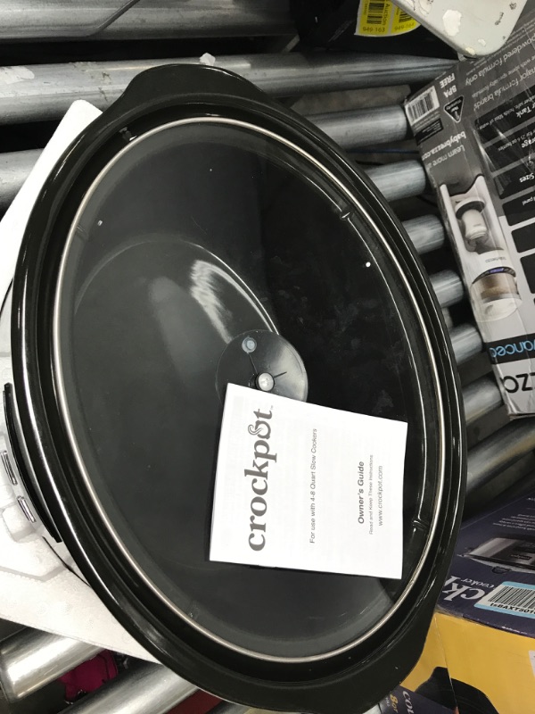 Photo 3 of **USED**
Crockpot 8 Qt. Countdown Slow Cooker - Dark Stainless Steel