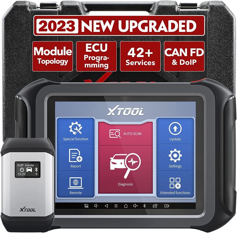 Photo 1 of XTOOL D9 PRO Diagnostic Tool [2023 New Upgraded], Topology Map, ECU Programming & Coding, Bi-Directional & Full Diagnostic, Key Programming, 42+ Services, DoIP & CAN FD, Upgraded D9