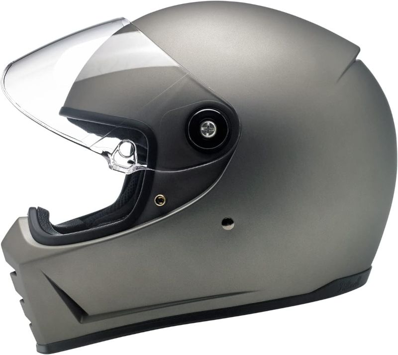 Photo 1 of Biltwell | Lane Splitter | DOT & ECE Approved | Motorcycle Helmet | Full Face with Visor | Flat Titanium small