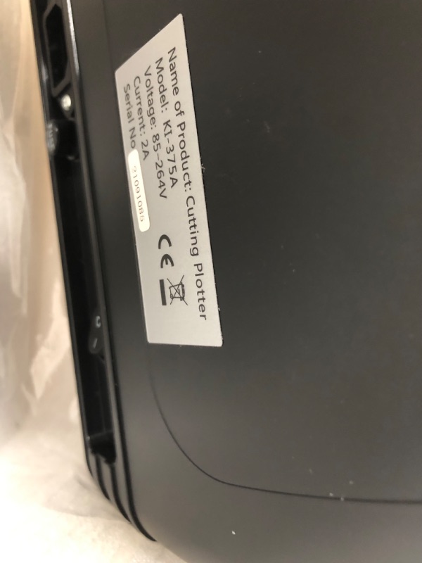 Photo 1 of VEVOR Vinyl Cutter, 14 in / 375 mm Vinyl Plotter, Off-line Cutting Machine w/LCD, Desktop Design, Adjustable Force and Speed for Sign Making Plotter Cutter, Available with COM, USB and U-Disk 3 Ports OFF-LINE 14inch