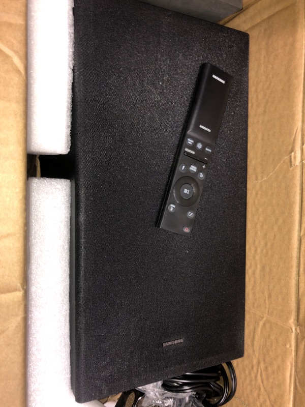 Photo 1 of SAMSUNG HW-B450 2.1ch Soundbar w/Dolby Audio, Subwoofer Included, Bass Boosted, Wireless Bluetooth TV Connection, Adaptive Sound Lite, Game Mode (Newest Model) HW-B450 Soundbar