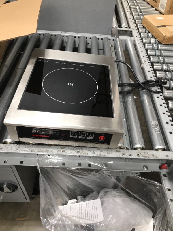 Photo 2 of **SEE NOTES**
Commercial Range Countertop Burners 3500W/240V Induction Cooktop Hot Plate for Kitchen Restaurants Abangdun (Single Burner) 3500W/220V