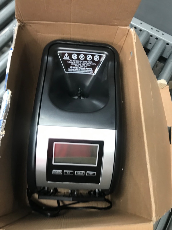 Photo 4 of USED ITEM
Royal Sovereign 4 Row Electric Coin Counter with Patented Anti-Jam Technology & Digital Counting Display (FS-44N), Black FS-44N FS-44N