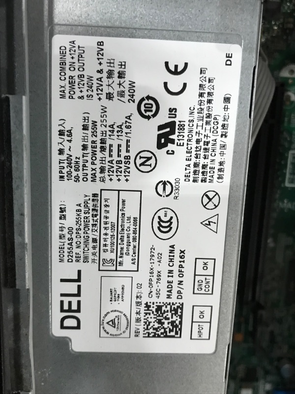 Photo 8 of **Does not function**Dell OptiPlex 9020-SFF, Intel Core i5-4570 3.2GHZ, 16GB RAM, 512GB SSD Solid State, DVDRW, Windows 10 Pro 64bit (Renewed)
