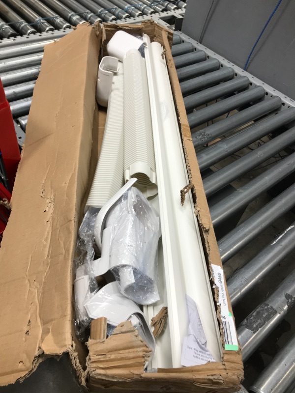 Photo 2 of Used / missing parts *** TAKTOPEAK 3'' 17 Ft [Quick Installation] PVC Decorative Line Cover Kit for Ductless Mini Split Air Conditioners, Central AC and Heat Pump Systems 3'' Full Cover Kit-17ft