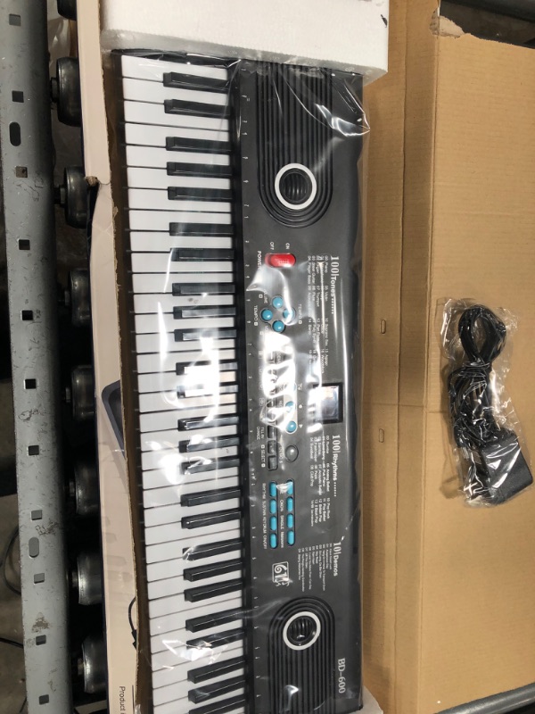 Photo 1 of 61 key piano keyboard, Electronic Digital Piano with Built-In Speaker Microphone, Portable Keyboard Gift Teaching for Beginners?electric piano for kids