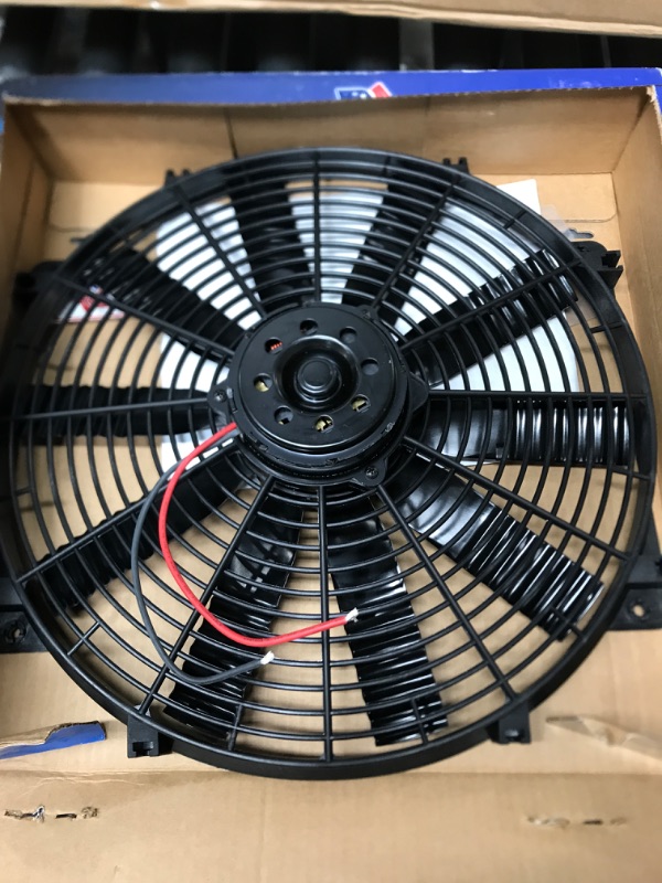 Photo 4 of Flex-a-lite Flex-Wave LoBoy Electric Fan (Puller), 16" (238)