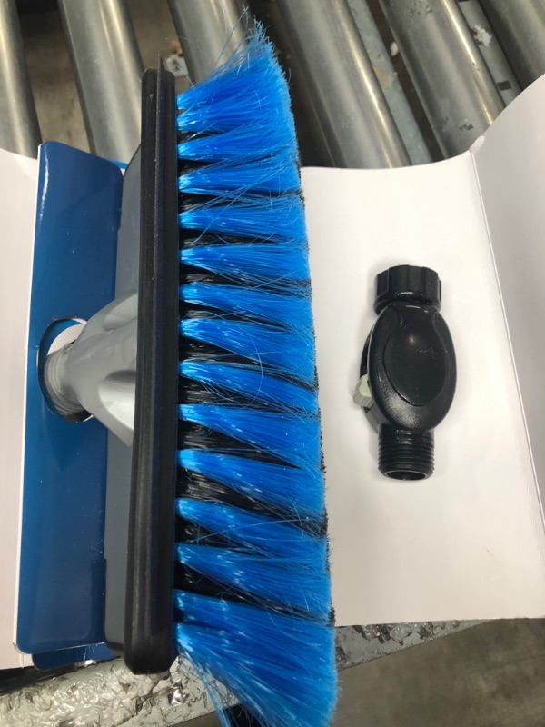 Photo 1 of Camco RV/Car Flow-Through Wash Brush with Adjustable Handle (43633) Premium