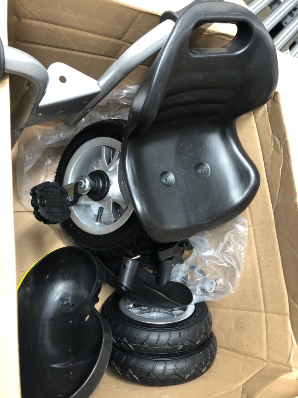 Photo 3 of *MISSING PARTS* 
Lazery Toddler Tricycle - 3-Wheel Bike for Kids Ages 2-4 Years Old - with Handlebars, Bottle Holder, Basket, Adjustable Seat, Non-Slip Tires - Suitable for Indoor & Outdoor Use - Gifts for Children
