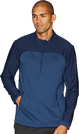 Photo 1 of adidas Men' Go-to Adapt 1/4 Zip collegiate navy/night marine small