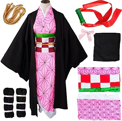 Photo 1 of  Anime Cosplay Costumes Kimono Outfits Halloween Full Set for Men and Women - m/l 