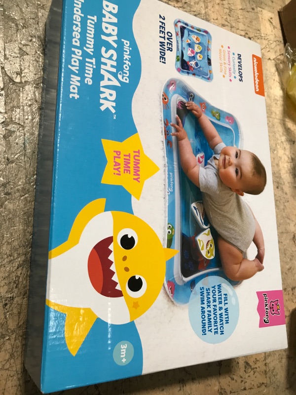 Photo 2 of Baby Shark Tummy Time Water Filled Play Mat – Infant Toys to Help Learn How to Crawl – Baby Shark Official