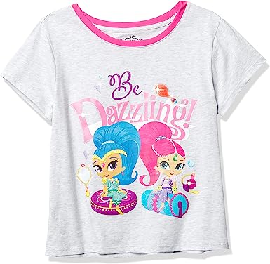 Photo 1 of ( BUNDLE 7 shirts )Shimmer and Shine Girls' Toddler Short Sleeve T-Shirt 4T Heather Oatmeal